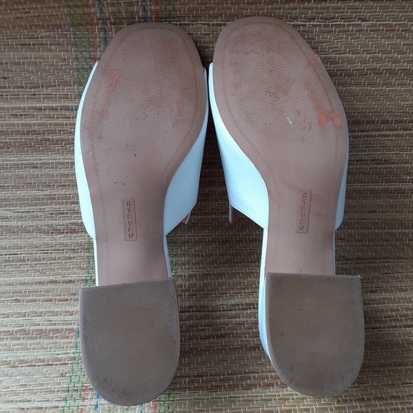 Steven by Steve Madden Bone Leather Open-Toe Shoes Size 8.5 Womens - Picture 7 of 7